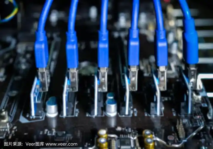An illustration of a high-efficiency mining rig in a Japanese hosting facility, showcasing optimized performance for various cryptocurrencies
